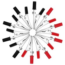 Lot de 10 pinces crocodiles