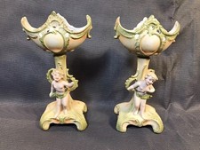 Paire anciens biscuits centre