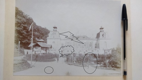 Photo albuminée vue - , du
