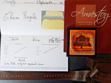 Bracelet maille royale or rose & or blanc 18 carats T 19.5 cm - 26.4 grammes