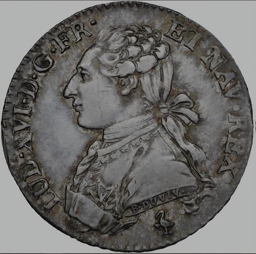 Louis xvi cinquième écu - louis, xvi,