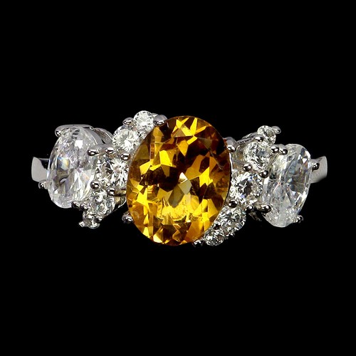 925 bague argent ovale - bague,