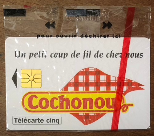 Telecarte cochonou torchon - telecarte,