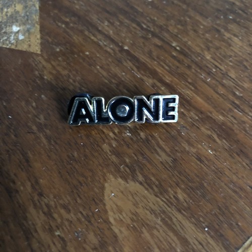 Alone black and gold enamel - and,