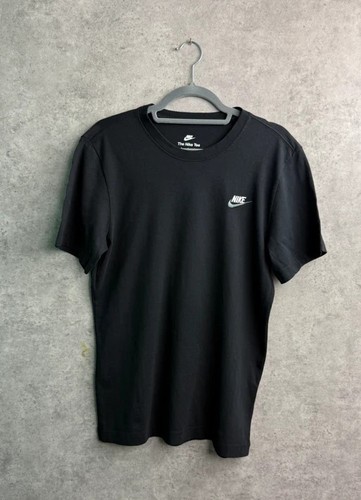 Shirt nike noir brodé - t-shirt, logo