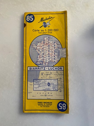 Ancienne carte michelin 85 - ancienne,
