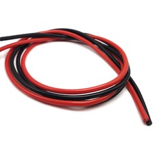 1M / 2M Cable Silicone 12AWG R + N Lipo 2s 3s 4s 6s Chargeur Batterie AWG12 90A