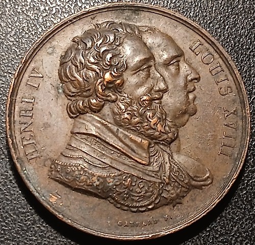 Médaille louis xviii - -,