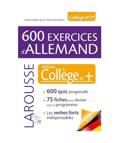 600 exercices allemand - exercices, d'allemand