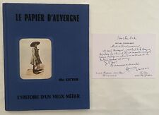 Le papier d'Auvergne + carte