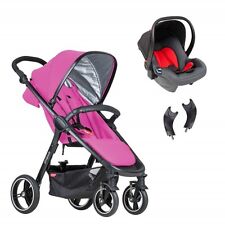 Poussette Phil & Teds Smart V3 Raspberry + Cosy Alpha