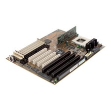 Carte Mère Baby-AT MSI MS-5128 VER:1 P54C TR4 SOCKET 7 PCI ISA Avec CACHE 256kB