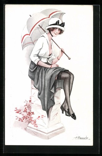 Carte postale artiste - carte,