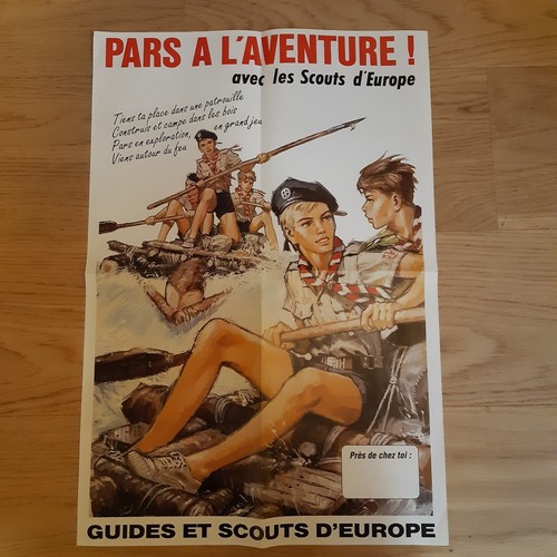 Pierrre joubert affiche scouts - affiche,