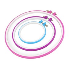  5 Pcs Cercles À Broder