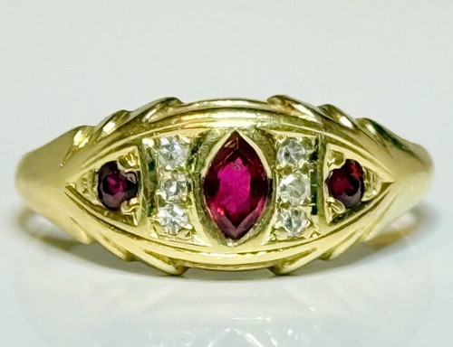 Bague victorienne 18ct - bague,
