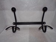 Patère vintage, métal noir