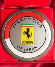 Ferrari Club of Japan  enamelled Grille Badge Emblem Plaque Sign Ecusson  NIB