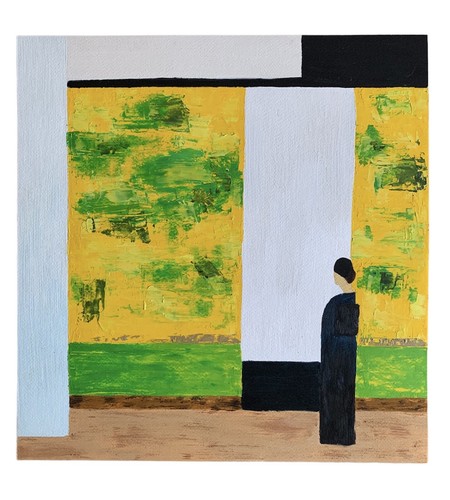Peinture huile ancien - peinture,