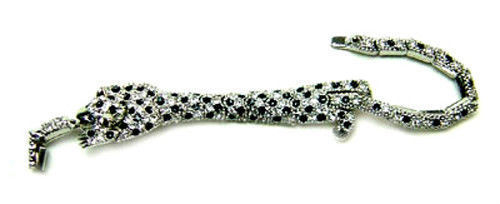 Sparkly cheetah bracelet made - sparkly,