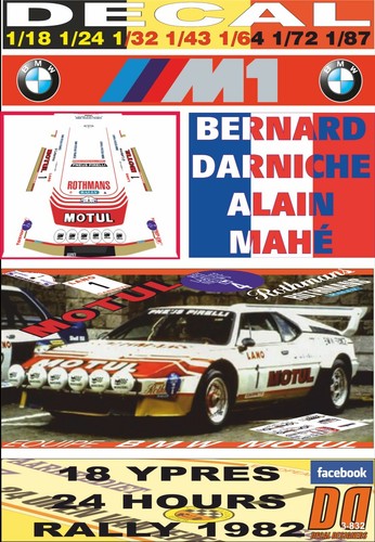 Decal bmw darniche ypres - b.darniche,