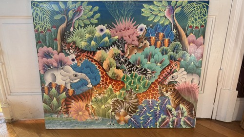 Tableau haïtien art naif - haïtien,