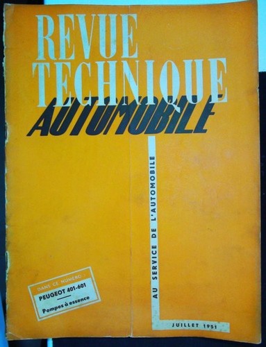 Revue technique automobile - revue,