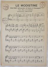 Partition Orchestre Les Modistines Opérette Le Casino De Campagne Romolo Corona