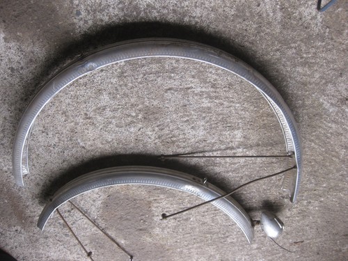 Paire gardes boue - boue, aluminium
