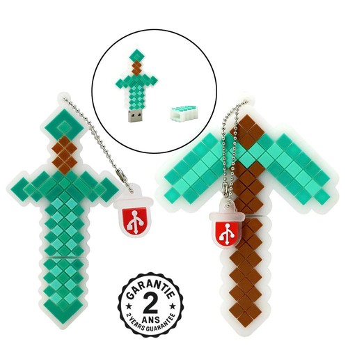 Clé usb pioche epée - usb,