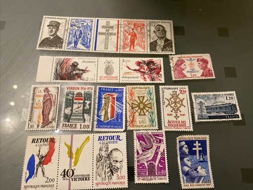 Lot timbres ancien - ancien, guerre