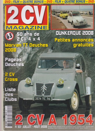 2cv magazine a 1954 - 2cv, n°63