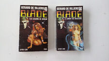 Lot 2x livre poche BLADE 45 & 56 de Gerard de VILLIERS editions PLON