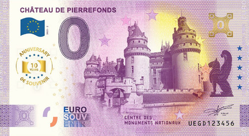 Billet souvenir 2025 france - billet,
