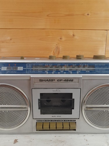 Ghettoblaster vintage sharp - ghettoblaster,