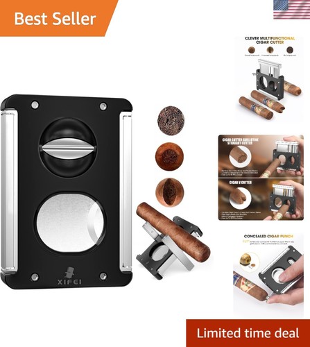 Cigar cutter cut - cutter, v-cut