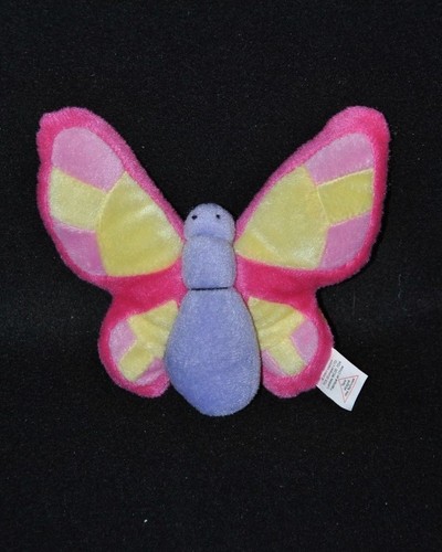 Peluche doudou papillon viacom - peluche,