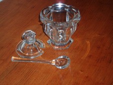 cristal de Baccarat moutardier modèle Harcourt  avec son coffret