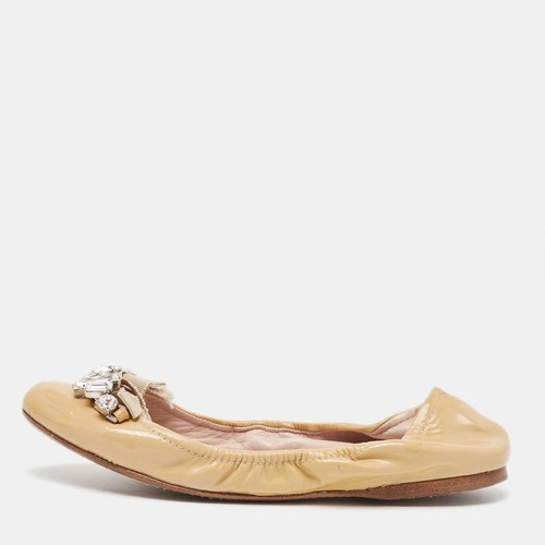 Ballerines miu - miu, en