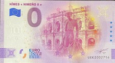 BILLET 0  EURO NIMES NIMENO II CORRIDA FRANCE  2021 NUMERO DIVERS  