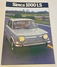 Notice Commerciale SIMCA 1000