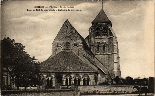 Cpa corroy l église - cpa,