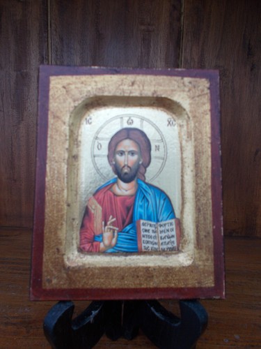 Cadre icone byzantine avec - icone,