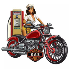 Plaque géante PIn-up - déco rétro route 66 - décoration vintage mother road