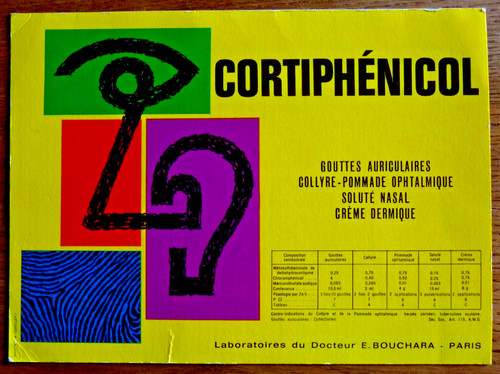 Buvard cortiphénicol - -,