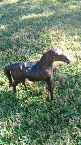 Neat vintage leather horse - neat,