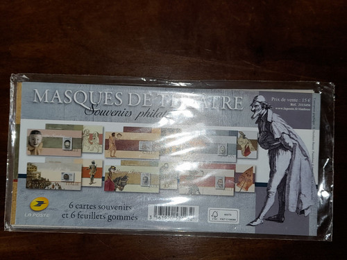 Blocs souvenirs masques - souvenirs, de