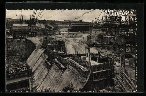 Cpa genissiat barrage de - cpa,