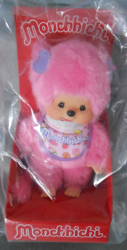 Peluche monchhichi rose - ,