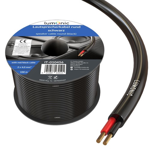 100m câbles haut - câbles, haut-parleurs